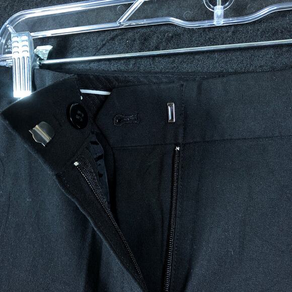 Ann Taylor LOFT Womens Pants Black High Rise Devin Rayon Blend Stretch 10 - Picture 4 of 12